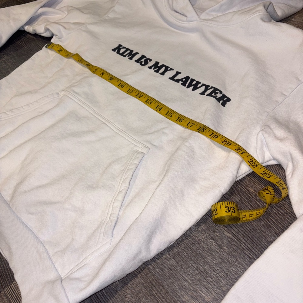 Talentless Kim Is My Lawyer Hoodie Scott Disick White Size View 5